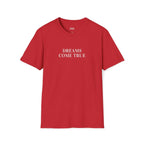 Dreams Come True Christian T-Shirt made of 100% ring-spun cotton with classic fit and tear-away label