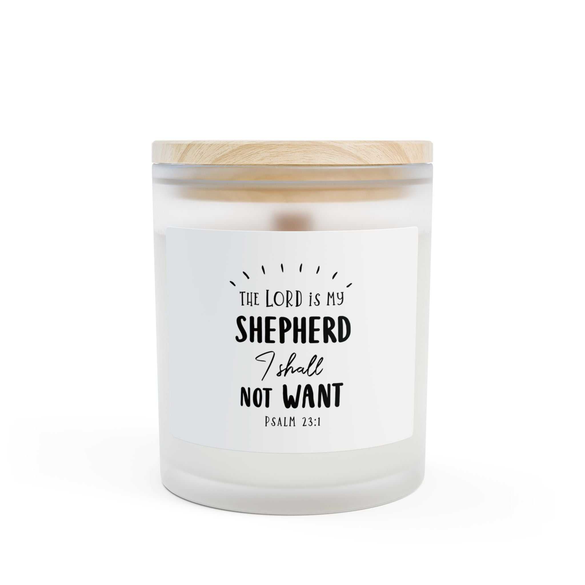 11oz Psalm 23 Candle with coconut soy wax