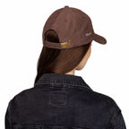 Blessed Vintage Cap in cotton corduroy with adjustable strap and embroidered eyelets