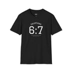 Galatians 6:7 T-Shirt with faith message, 100% cotton, classic fit, tear-away label