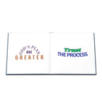 Professional-grade photo book with glossy or matte hardcover and vibrant full-color prints