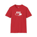 Jesus Loading T-Shirt with faith-inspired design, comfortable 100% cotton classic fit