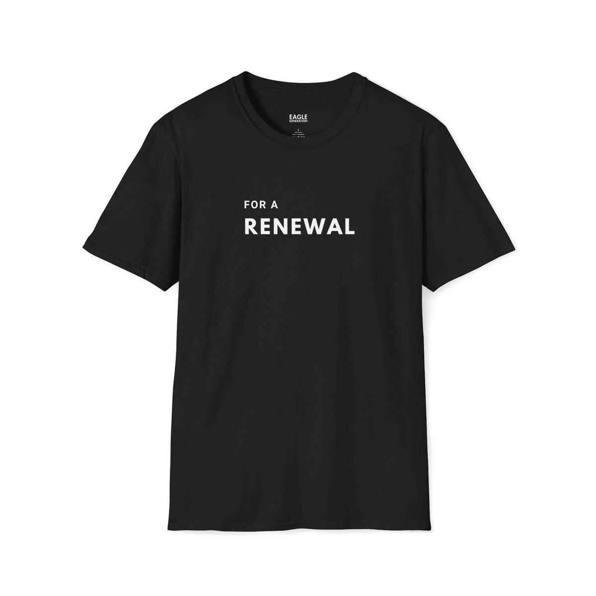 For A Renewal T-Shirt made of 100% ring-spun cotton with classic fit and tear-away label expressing faith and hope