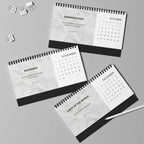Grace Daily Calendar 2026 with monthly grid, spiral binding, and inspirational design
