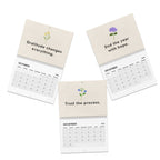 2026 Inspirational Calendar with silver wire binding
