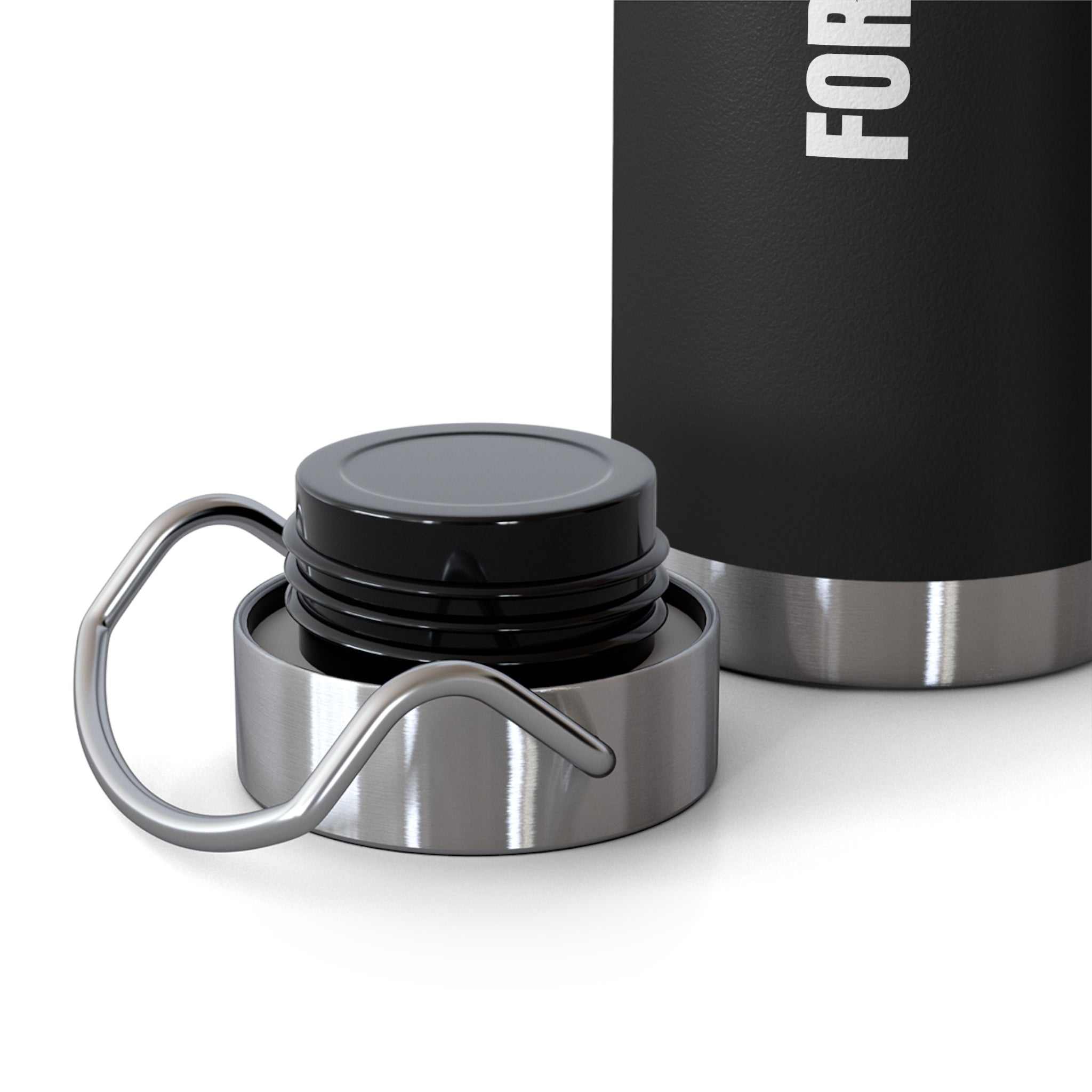 22oz Renewal Bottle with vacuum insulation, double-wall, spill-proof, scratch-resistant, BPA-free stainless steel design