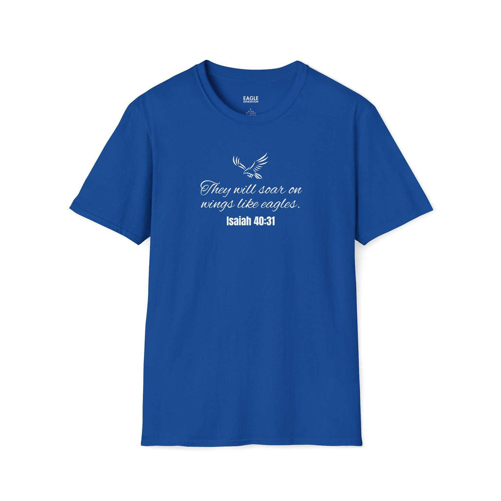 Isaiah 40:31 Christian T-Shirt made of 100% cotton with classic fit and faith-inspired design
