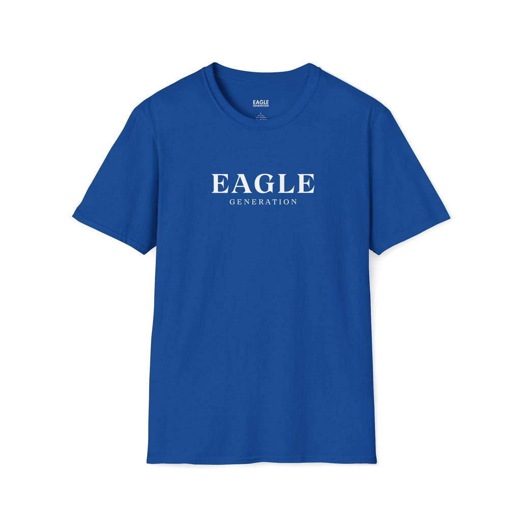 Eagle Generation Logo T-Shirt made of 100% cotton with classic fit and tear-away label for everyday comfort and style