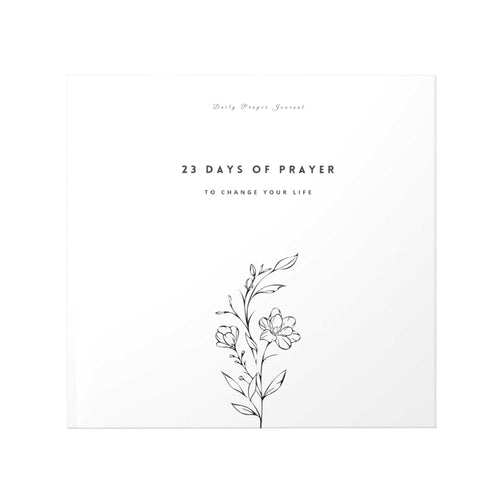 23 Days of Prayer photo book with glossy or matte finish, 24 pages, archival-quality semi-gloss paper