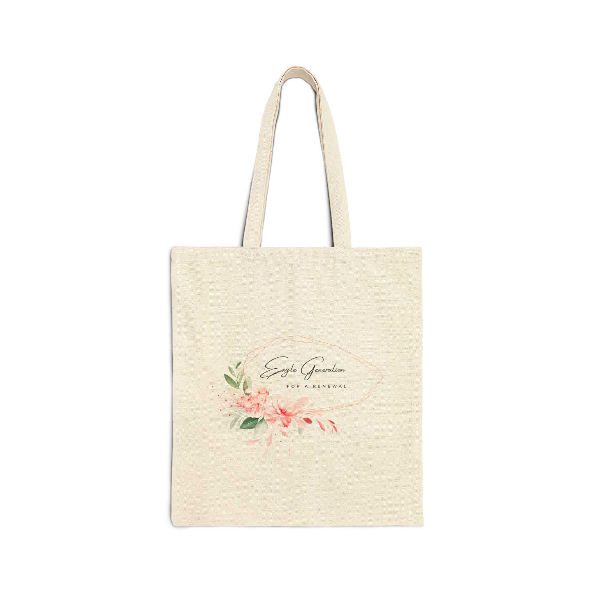 Eagle Generation Tote Bag made of 100% cotton canvas with heavy fabric and sewn-in label