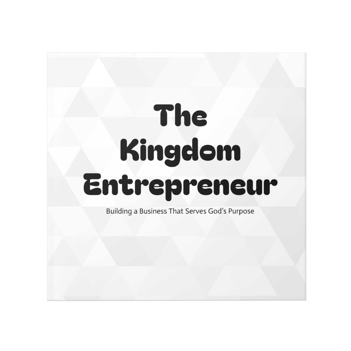 The Kingdom Entrepreneur photo book showcasing vivid memories with glossy or matte hardcover finish