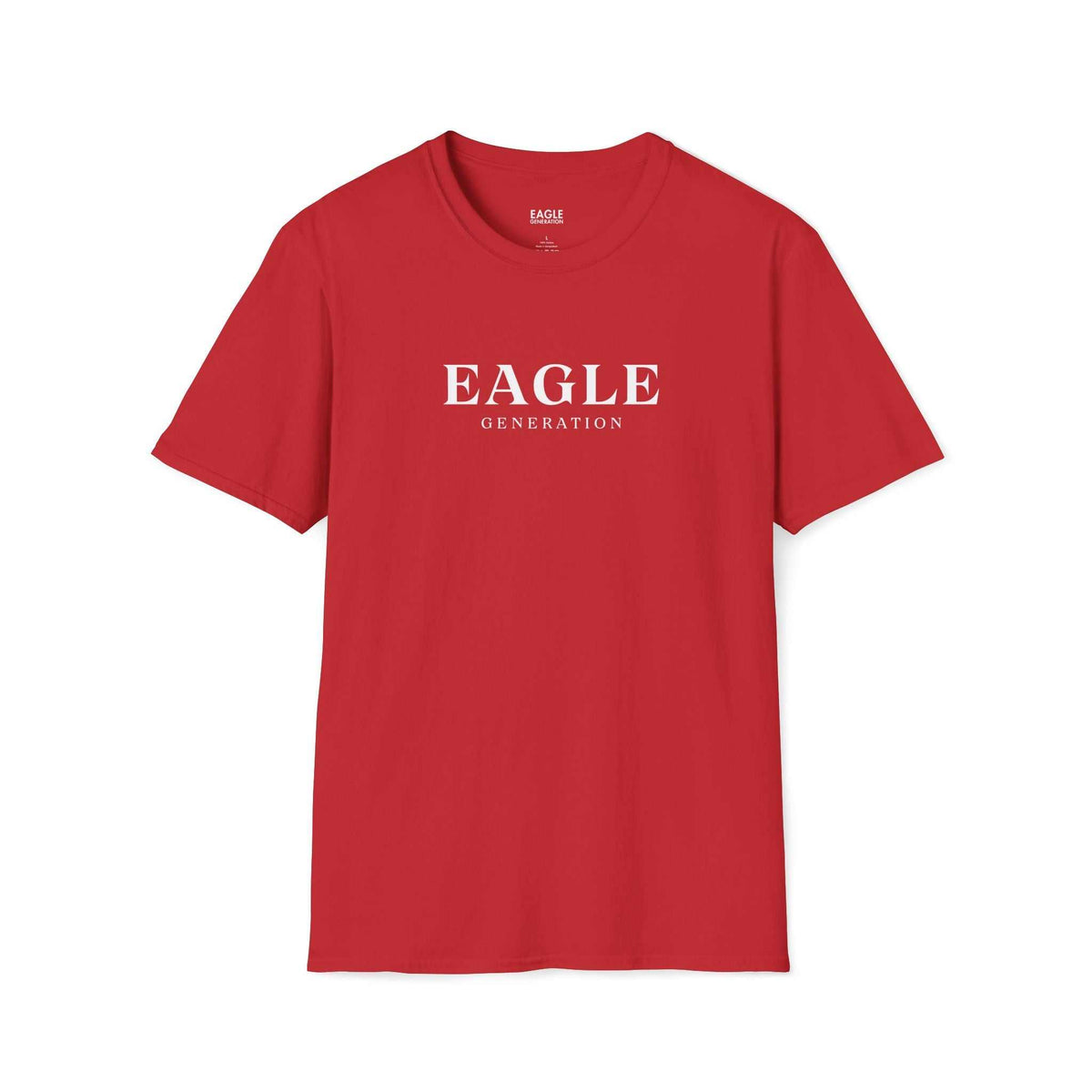 Eagle Generation Logo T-Shirt made of 100% cotton with classic fit and tear-away label