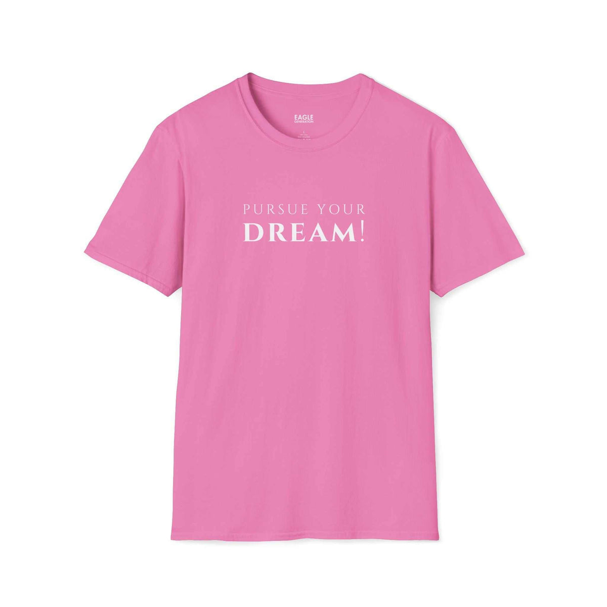 Chase Dreams T-Shirt made of 100% cotton with classic fit and motivational design