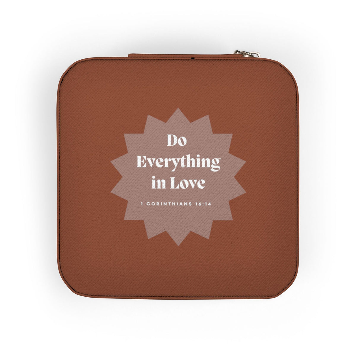 Bible Quote Travel Case with "Do Everything in Love" text