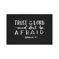 Bible Verse Floor Mat with Isaiah 12:2 quote