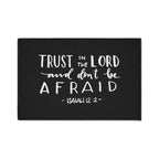 Bible Verse Floor Mat with Isaiah 12:2 quote