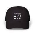 Black Galatians 6:7 embroidered dad cap