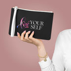 Black Love Yourself Clutch Bag