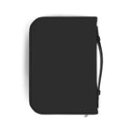 Black Redeemed Bible Cover made of PU leather with sturdy handle