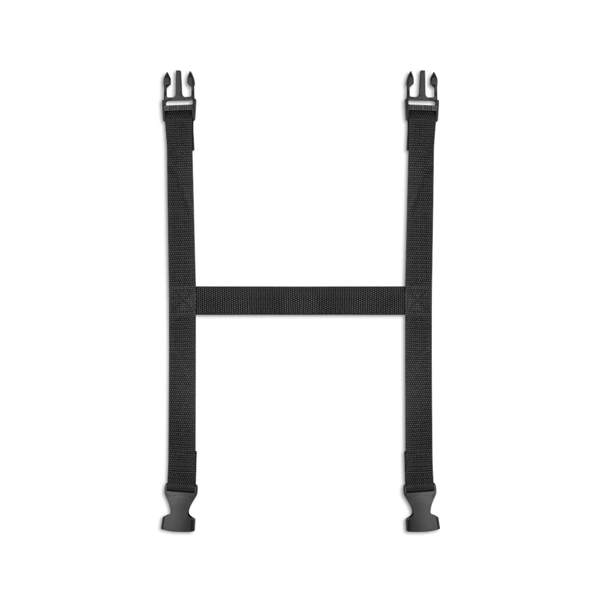 Black buckled carrying strap for Bible verse picnic blanket