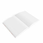Corintios 16:14 Journal open showing blank pages with hardcover