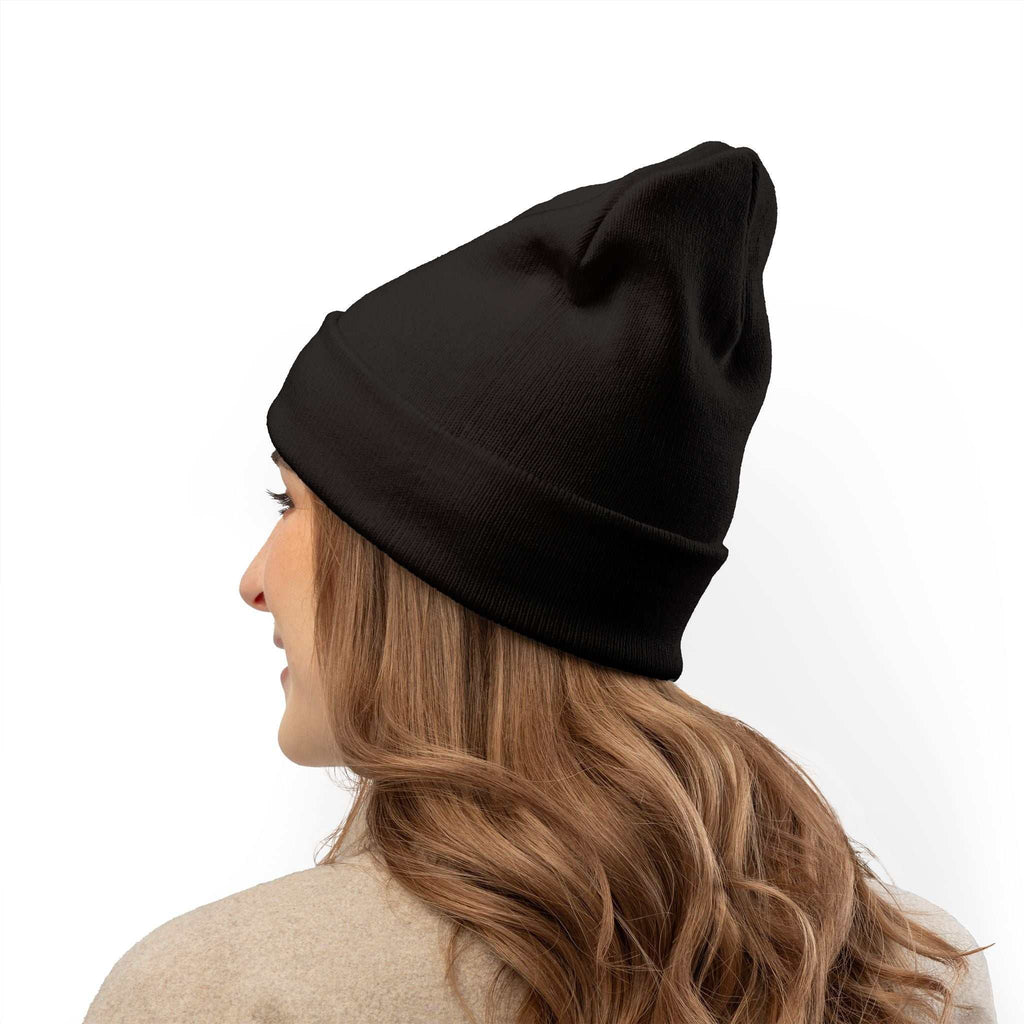Cozy Jesus knit beanie in breathable cotton blend with form-fitting shape