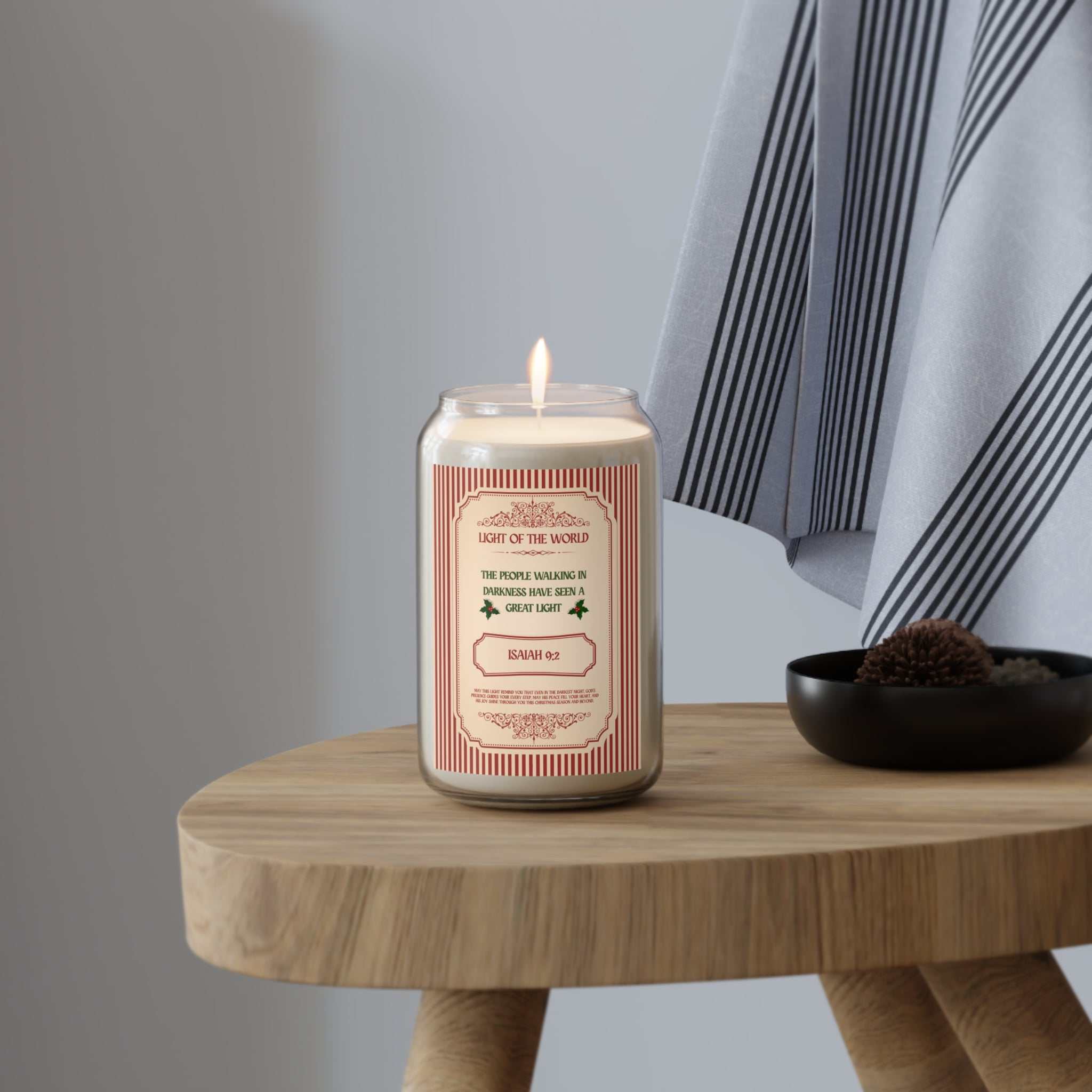 Divine Light Candle hand-poured soy wax with cotton wick