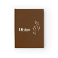 Divine Vision Board hardcover notebook with floral design
