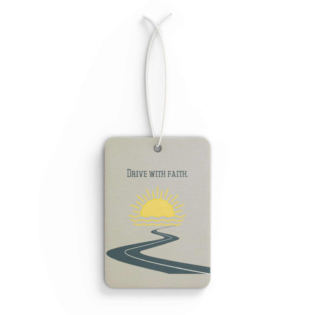 Drive With Faith car air freshener