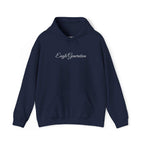 Unisex Eagle Generation Hoodie in cotton-polyester blend with kangaroo pocket and color-matched drawstring hood