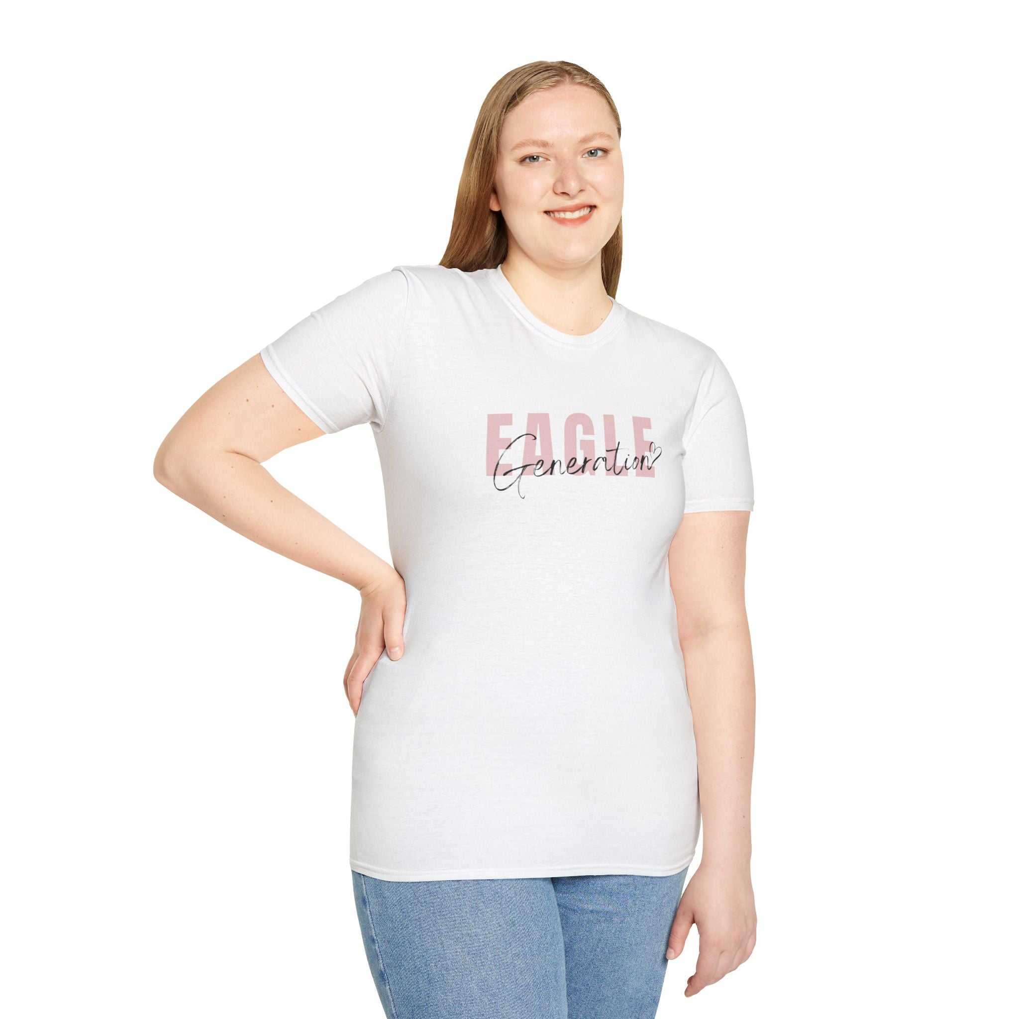 Eagle Generation Women’s T-Shirt soft cotton unisex casual crew neck tee durable shoulders