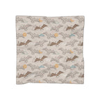 Eagle Soaring Poly Scarf with sheer poly voile and chiffon, light fabric