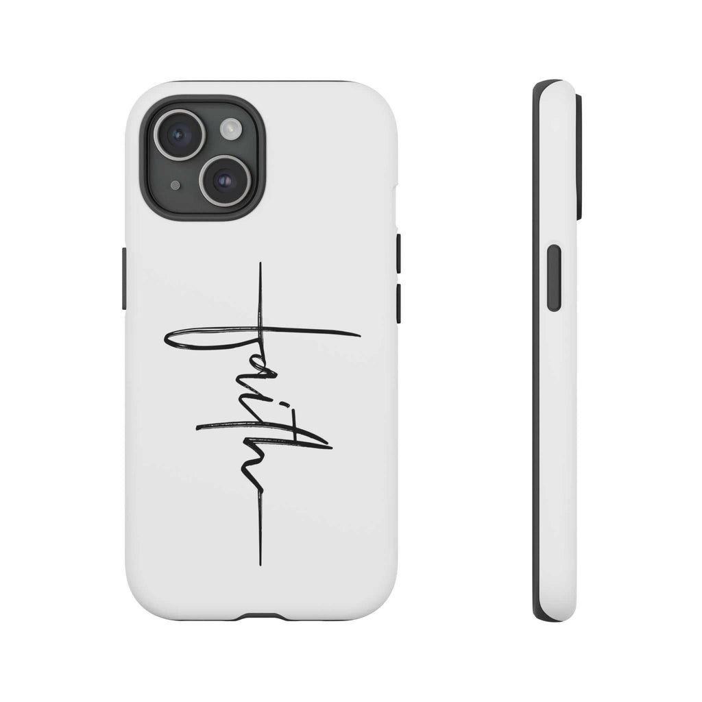 Faith Design Phone Case with dual-layer protection