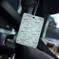 Faith Hope Love car air freshener with inspirational text