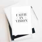 Faith In Vision Journal with 128 blank pages and wraparound print