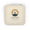 Faith & Sparkle Travel Case compact jewelry case with zipper closure