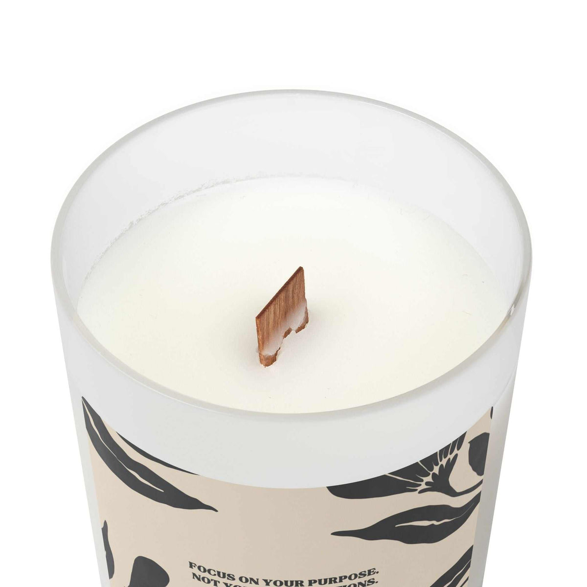 Focus on Purpose Candle 11oz frosted glass