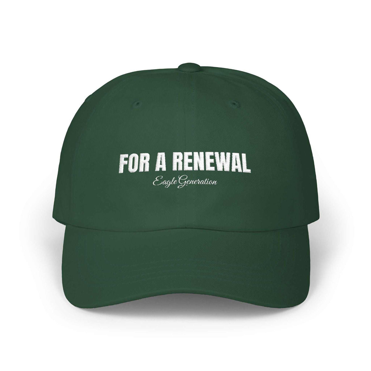 For a Renewal Cap green