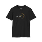 God Bless Africa T-Shirt with outlined Africa map