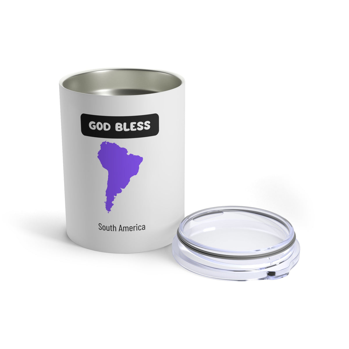 God Bless South America stainless steel vacuum insulated tumbler