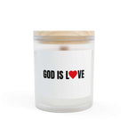 God Is Love Candle white scented candle
