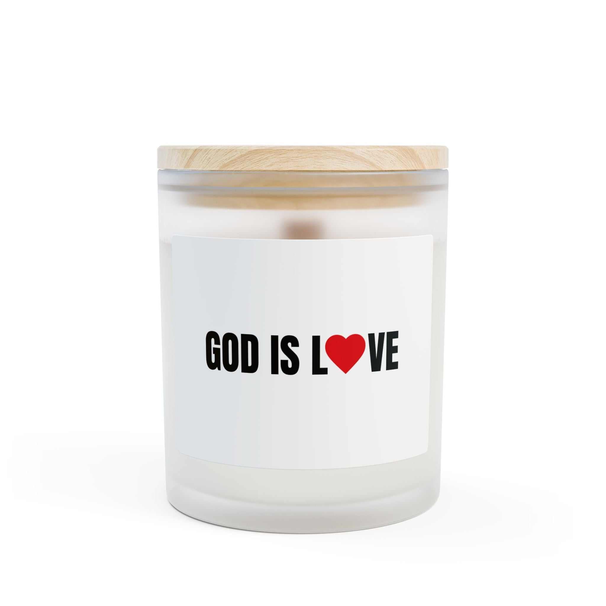 God Is Love Candle white scented candle