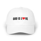 God Is Love Cap white front view