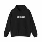 God Is Love Hoodie black