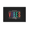 Good Vibes Floor Mat with colorful lettering