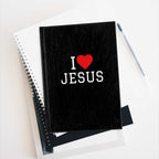 I Love Jesus Journal unisex soft-style cotton t-shirt with durable twill tape shoulders and ribbed collar
