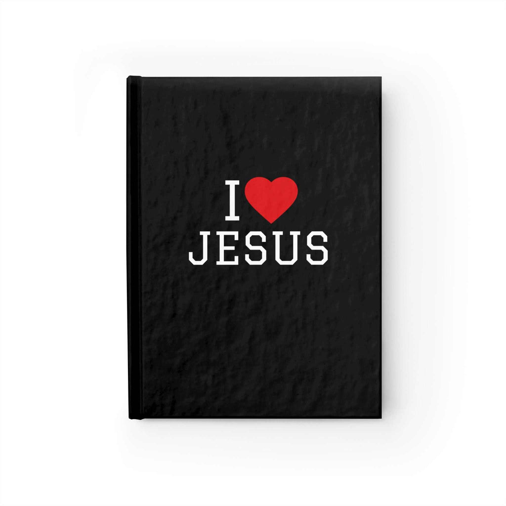Unisex soft-style I Love Jesus Journal cotton t-shirt with durable shoulders and ribbed collar