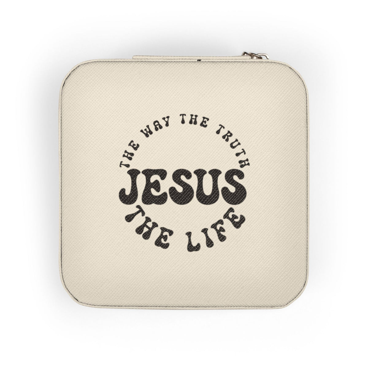 Jesus Travel Case with zip and "The Way The Truth Jesus The Life"