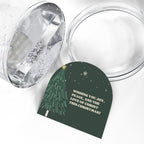 Joyful Christmas Snow Globe with acrylic photo