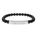 Keep the Faith Bracelet made of durable 316L stainless steel, hypoallergenic and stylish accessory for daily wear and faith inspiration